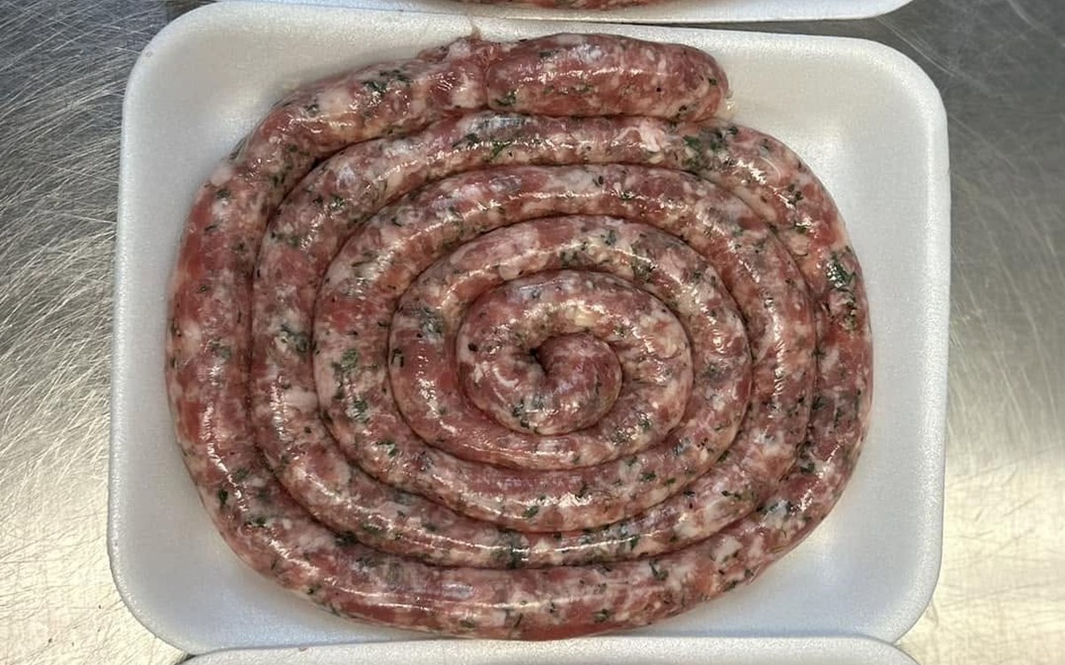 Links of house-made Italian sausage